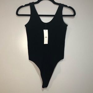 Urban Outfitters Black Ribbed Body Suit NWT